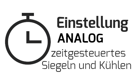 analog zeitgesteuertes Siegeln und Kühlen