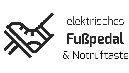 elektrisches Fußpedal mit Notruftaste (optional)