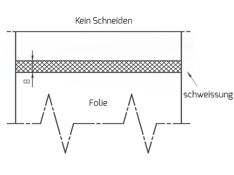 V-Variante Hochleistungs-Impulssiegelgerät für die Industrie